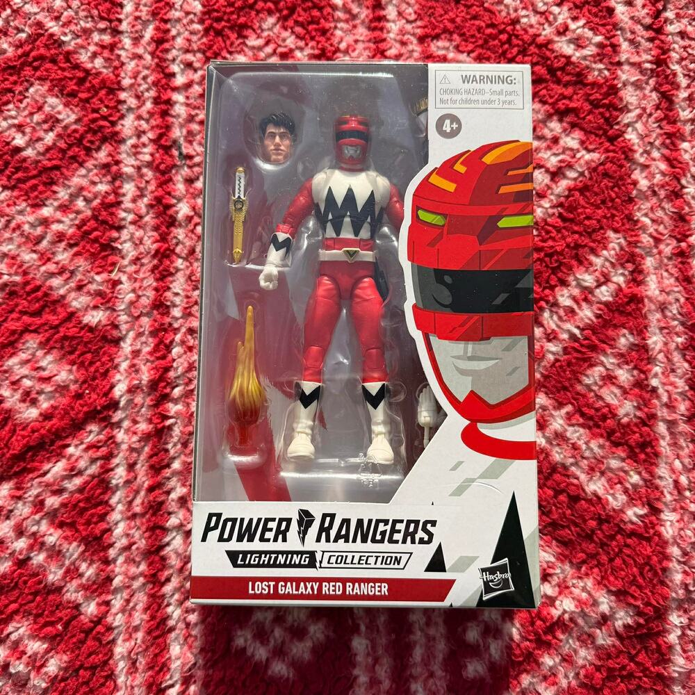 Power Rangers Lightning Collection Lost Galaxy Red Ranger 6" Figure Hasbro NIB